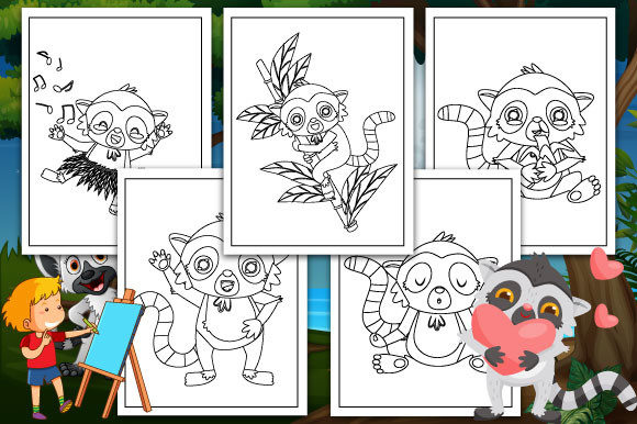 Discover the Joy of Lemur Coloring Book Pages for Kids