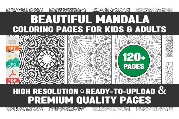 Discover the Ultimate 120 Mandala Coloring Book KDP Interior for Creative Publishing