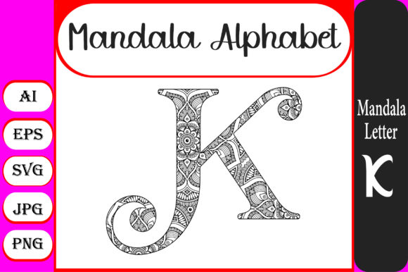 Discover the Versatile Mandala Alphabet K