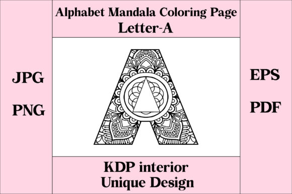 Discover the Versatility of Alphabet Mandala Letter A