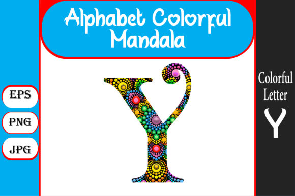 Discover the Vibrant World of Alphabet Colorful Mandala Y