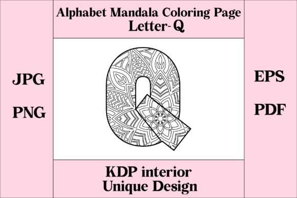 Explore the Art of Alphabet Mandala Letter Q