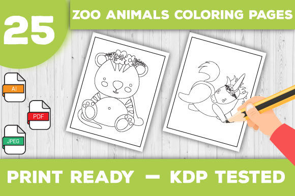 Explore the Wonders of Zoo Animals Coloring Book Pages for Kids