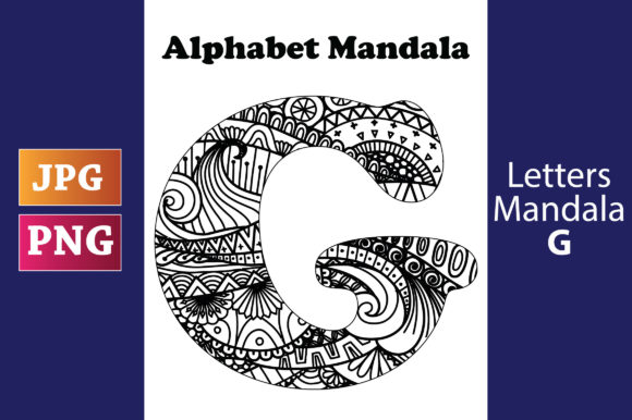 Exploring Alphabet Mandala, Mandala Letters G: A Unique Design for Creative Projects