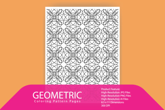 Exploring High-Quality Coloring Pattern Pages for KDP Interiors and Geometric Designs