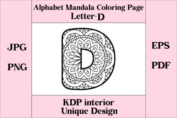 Exploring the Alphabet Mandala Letter D: A Creative and Versatile Tool for All Ages