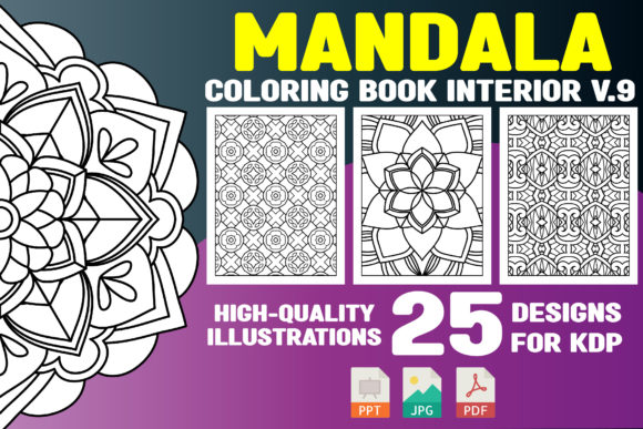 Exploring the Creative Potential of Mandala Coloring Book V.9