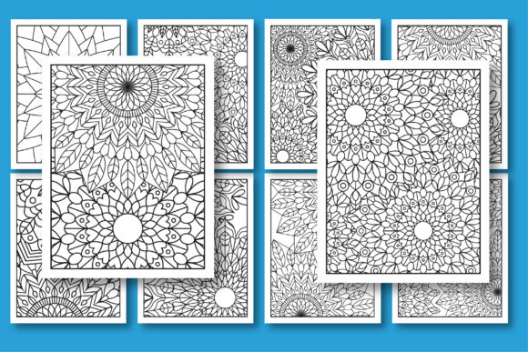 Exploring the Versatility of 10 Pages of Mandala Coloring Pages KDP