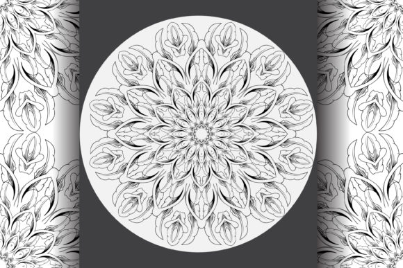 Exploring the Versatility of Floral Mandala Pattern Coloring Page KDP