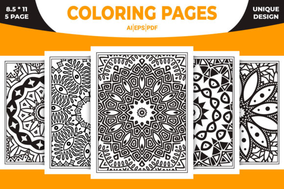 Exploring the Versatility of Mandala Coloring Pages KDP Interior
