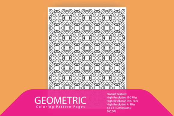 High-Quality KDP Interior Seamless Geometric Patterns
