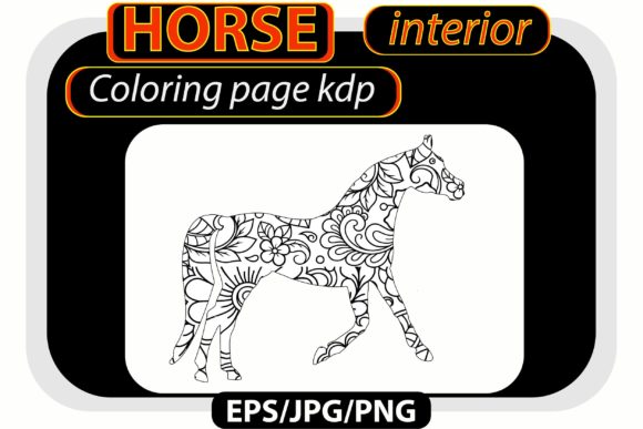 Horse Coloring Page for Adults and Kids: A Creative and Relaxing Pastime