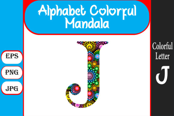 Strategic Use of Alphabet Colorful Mandala J. for Creative and Professional Success
