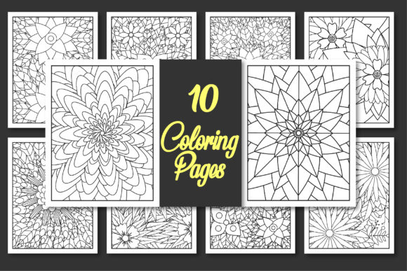 Unlock Your Creativity with 10 Pages of Flower Coloring Kdp
